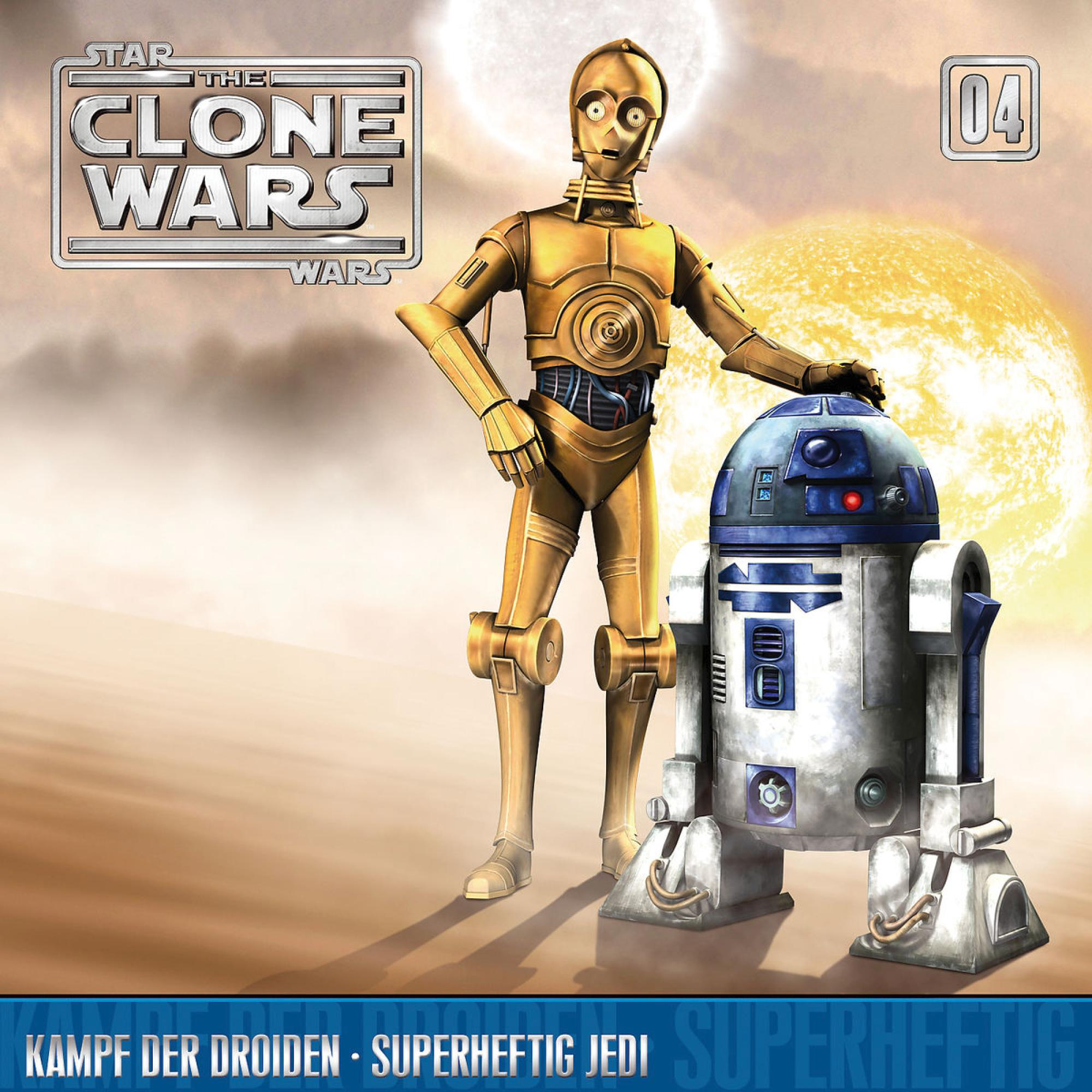 Star Wars - The Clone Wars 04: Kampf der Droiden / Superheftig Jedi  - (CD)