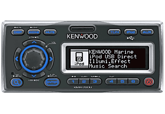 Autorradio intemperie - Kenwood KMR-700U, USB, Compatible iPod/iPhone