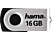 HAMA hama FlashPen "Rotate" - Clef-USB - 16 Go - Noir/Argent - Chiavetta USB  (16 GB, Nero/Argento)