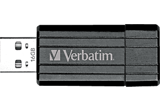 VERBATIM 16GB Pinstripe USB 2.0 Siyah USB Bellek 049063