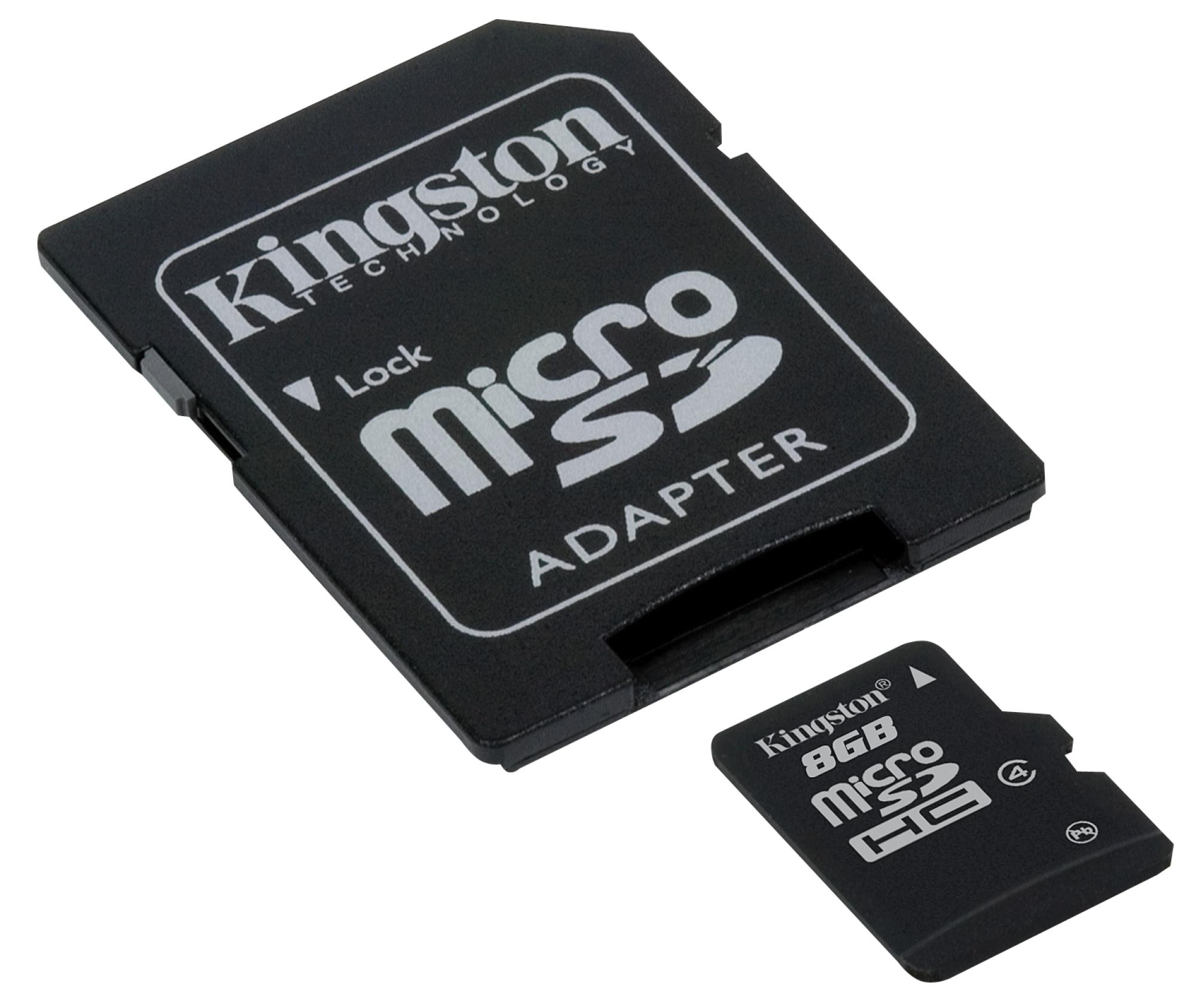 KINGSTON SDC4/8GB 8GB Micro SDHC CLASS 4 Hafıza Kartı