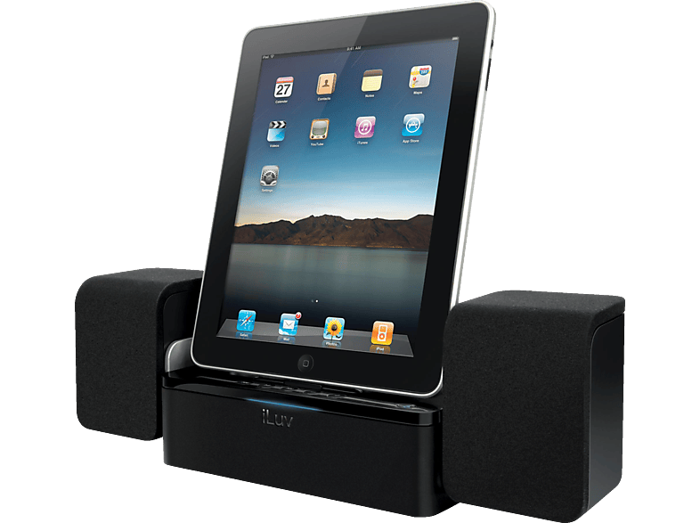 Altavoz dock para iPad | iLuv Cube negro