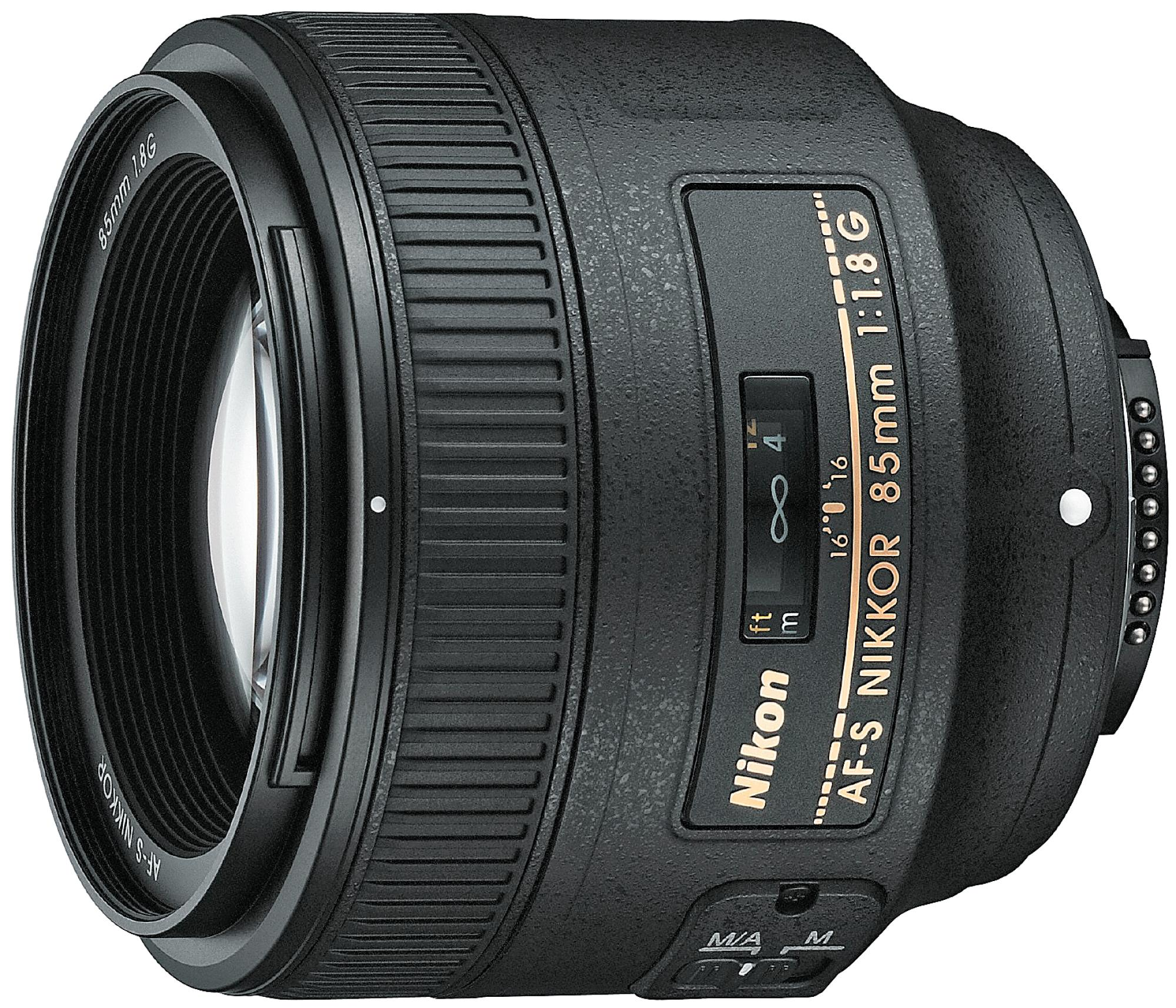 85mm F-Mount, (Objektiv NIKON - AF-S Nikon für NIKKOR Schwarz) AF-S mm 1:1.8G f/1.8 85
