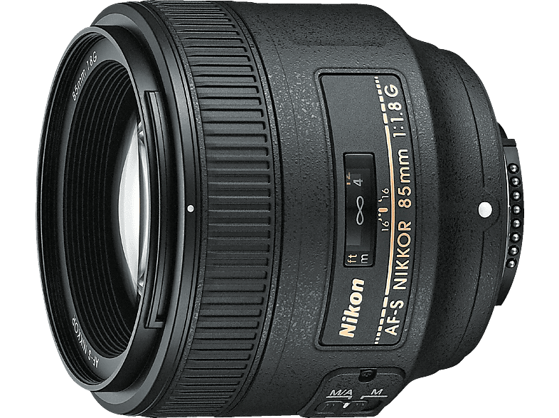 NIKON NIKKOR Nikon mm Schwarz) f/1.8 85mm für 1:1.8G F-Mount, - (Objektiv AF-S 85 AF-S