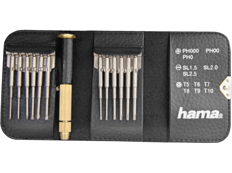 Hama Mini Tournevis Kit Pour équipement électronique