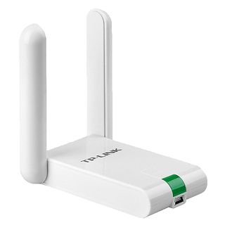 Adaptador Wi-Fi USB - TP-Link TL-WN822N, Velocidad transferencia 300 Mbps, USB 2.0, Banda Única, 2.4 GHz, Blanco
