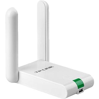 Adaptador Wi-Fi USB - TP-Link TL-WN822N, Velocidad transferencia 300 Mbps, USB 2.0, Banda Única, 2.4 GHz, Blanco