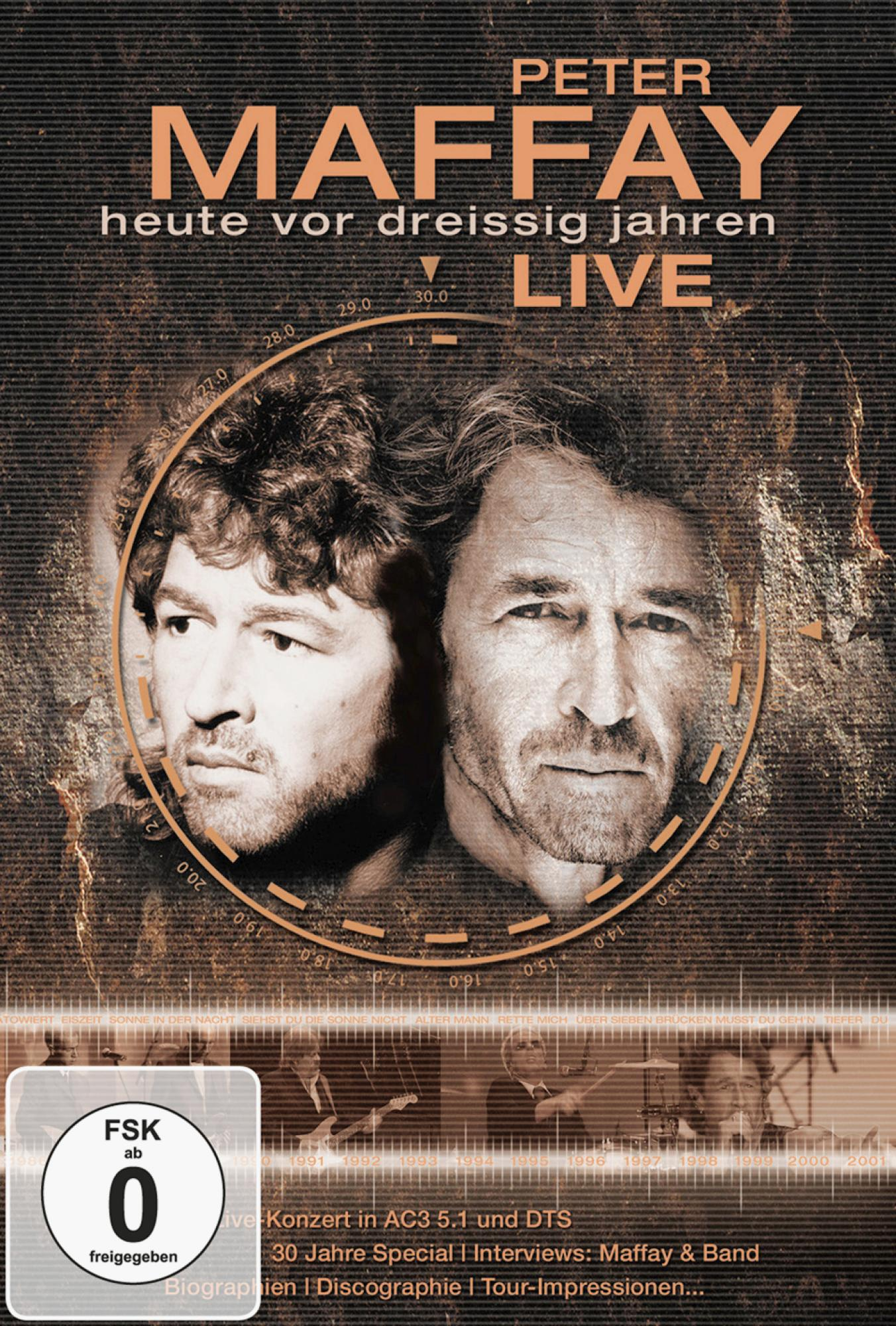 Peter Maffay - Peter Maffay - Heute vor dreissig Jahren LIVE  - (DVD)