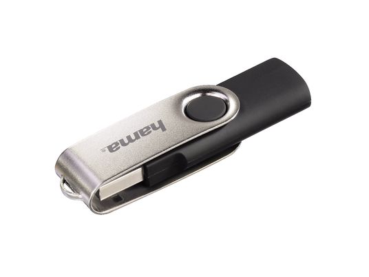 HAMA Rotate - clé USB  (32 GB, Noir/Argent)