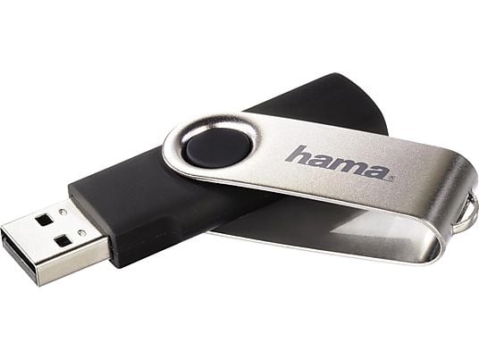 HAMA Rotate - Chiavetta USB  (32 GB, Nero/Argento)