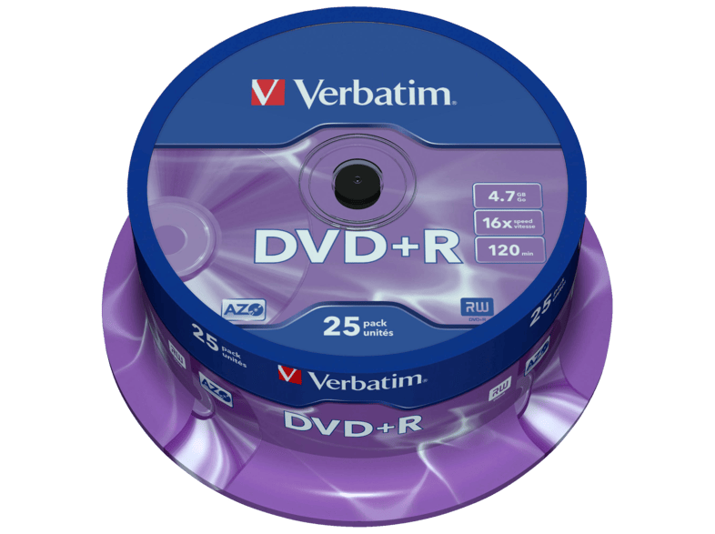 zwaartekracht Preek dozijn VERBATIM DataLifePlus DVD+R 16X 4,7GB (25 Stuks op Spindel) kopen? |  MediaMarkt