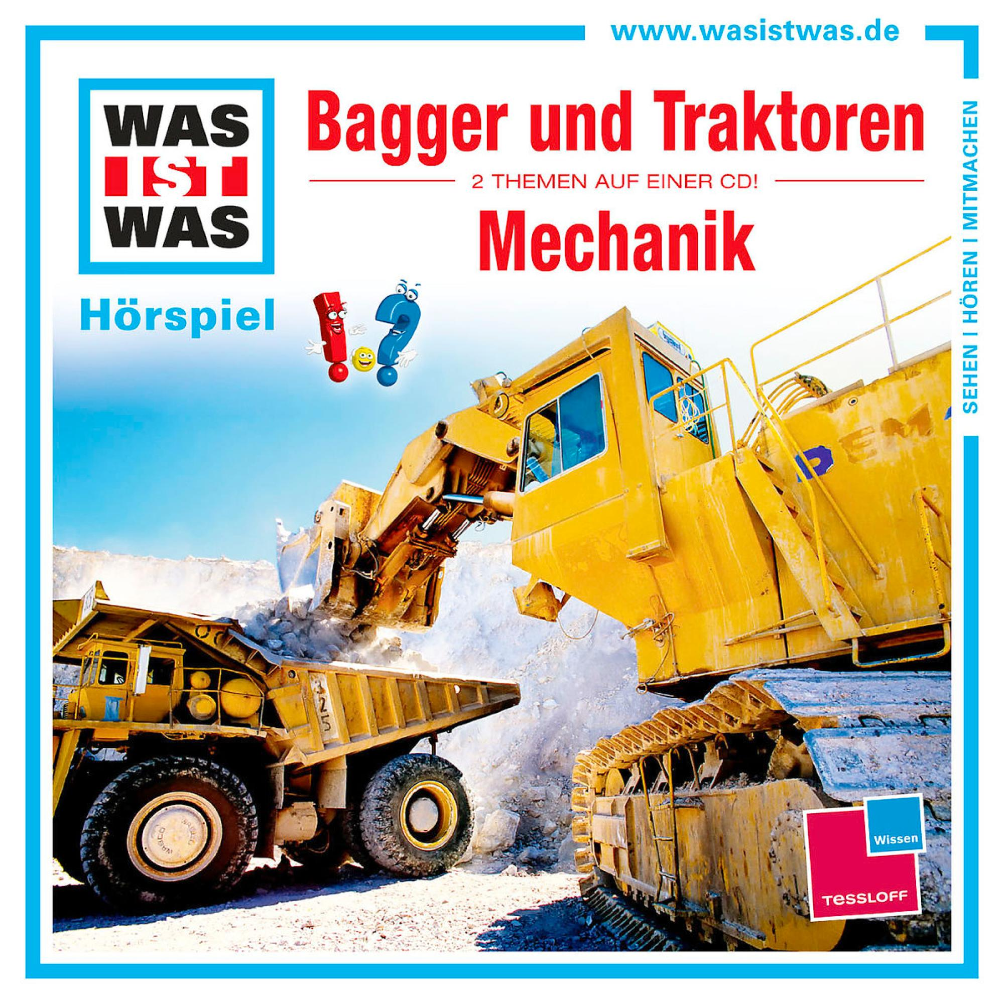 WAS IST WAS: Bagger und Mechanik (CD) Traktoren - 