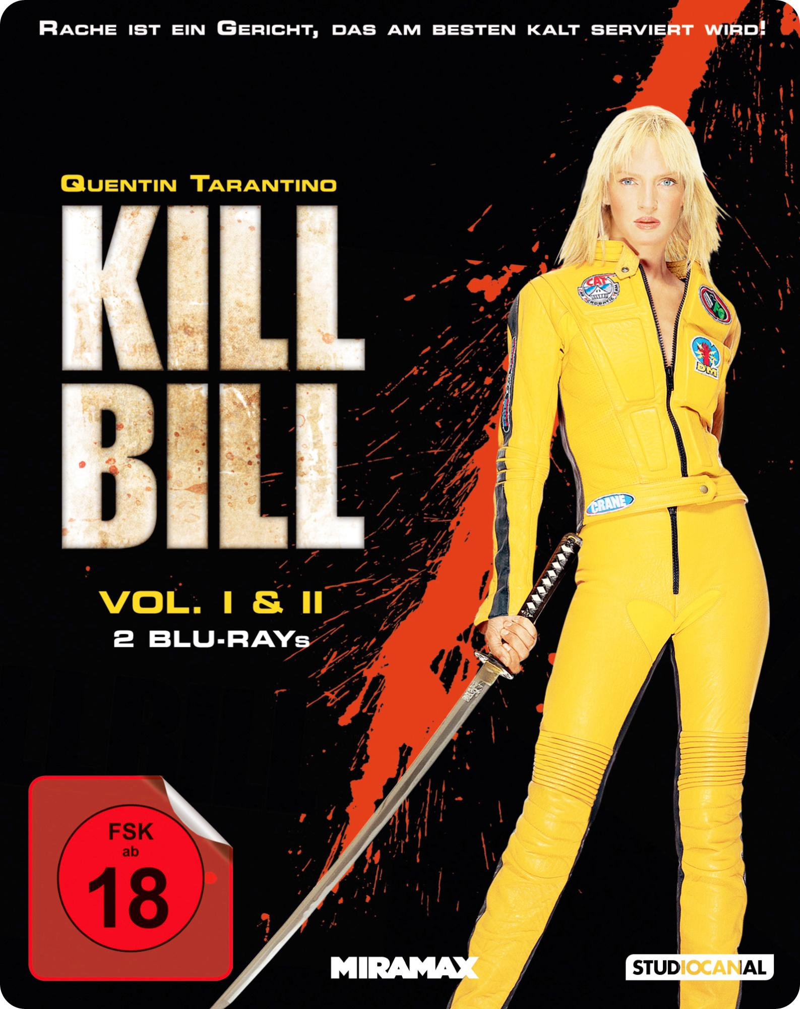 Kill Bill - Vol. 1 & 2 (Steelbook Edition) Blu-ray