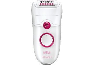 BRAUN Silk-épil 5 5185 - Epilierer (Weiss/Pink)