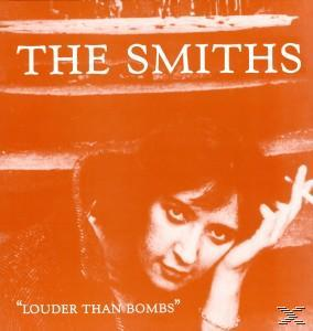 Albumcover von The Smiths, orangefarbener Hintergrund mit einem Frauengesicht.