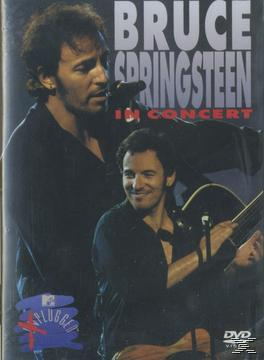 DVD-Cover, Bruce Springsteen im Konzert, zwei Bilder von ihm.
