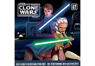 Star Wars - The Clone Wars 02: Der Schatten der Malevolence / Die Zerstörung der Malevolence  - (CD)