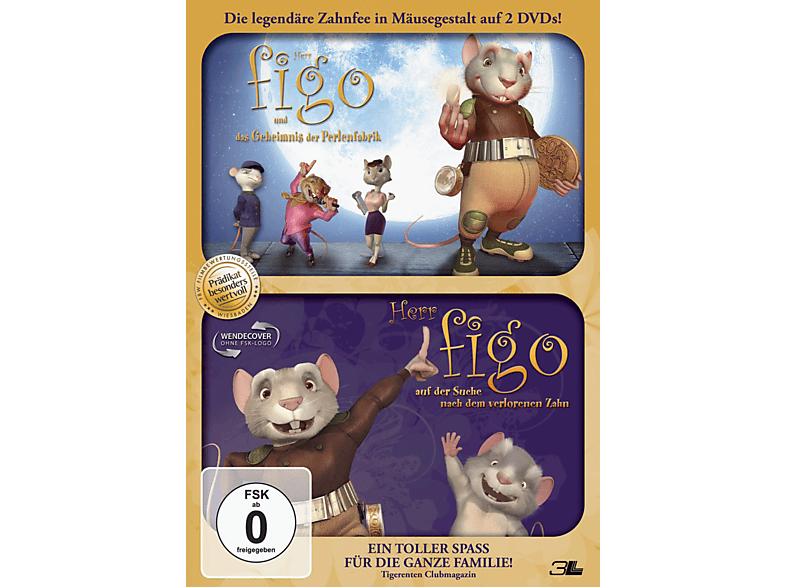Herr Figo und das Geheimnis der Perlenfabrik / Herr Figo auf der Suche nach dem verlorenen Zahn DVD