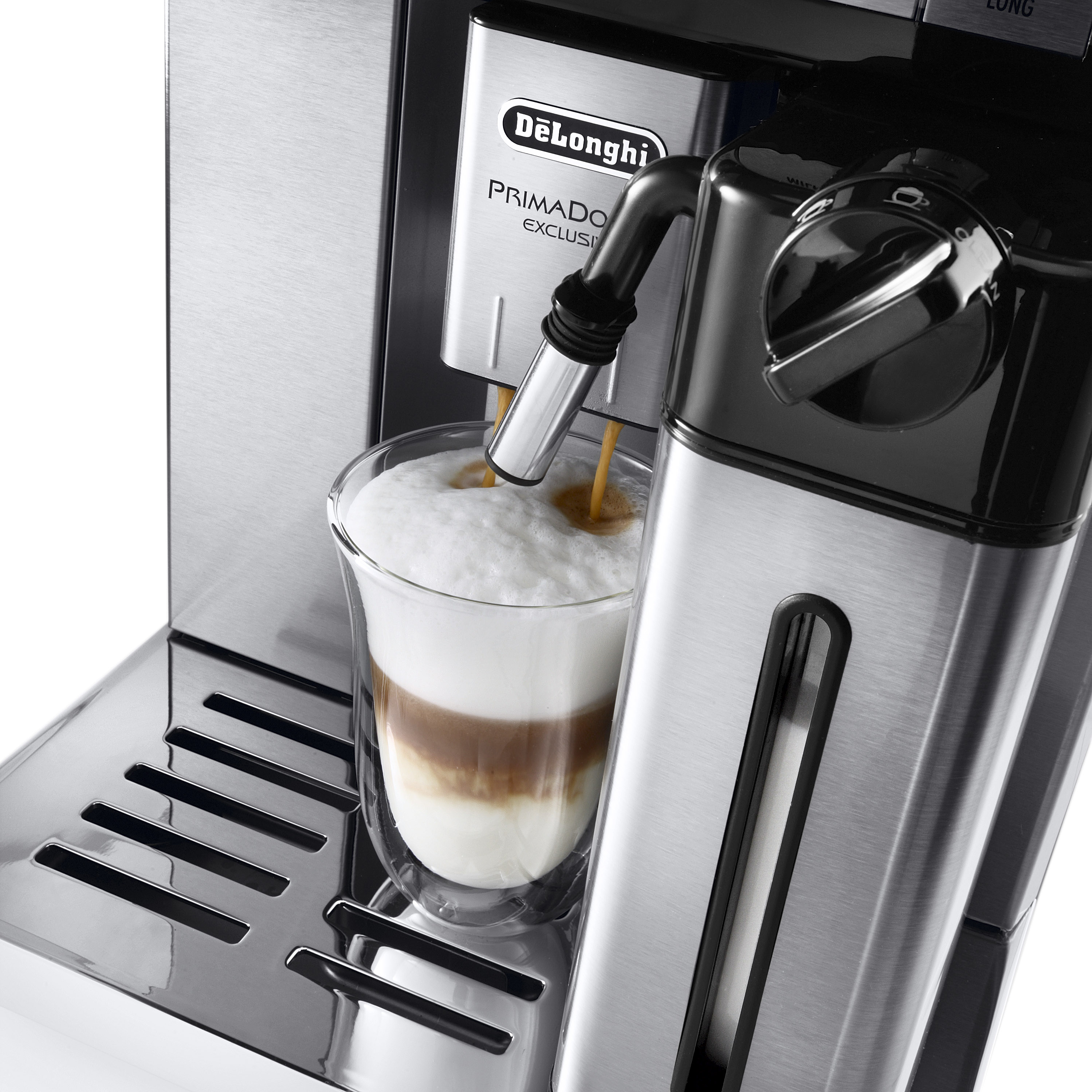 DELONGHI Prima Donna Exclusive ESAM 6900  Kaffeevollautomat Silber