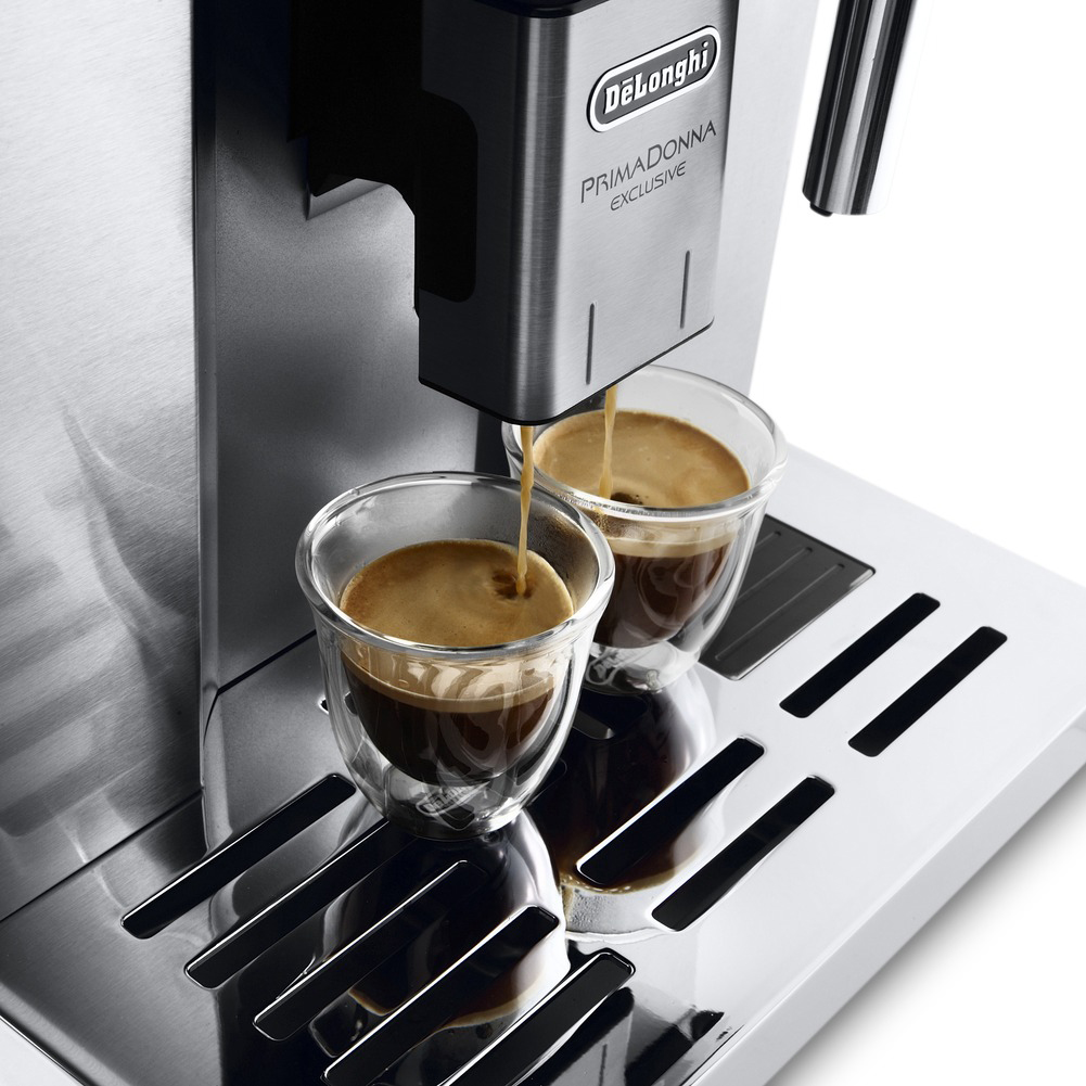 DELONGHI Prima Donna Exclusive ESAM 6900  Kaffeevollautomat Silber