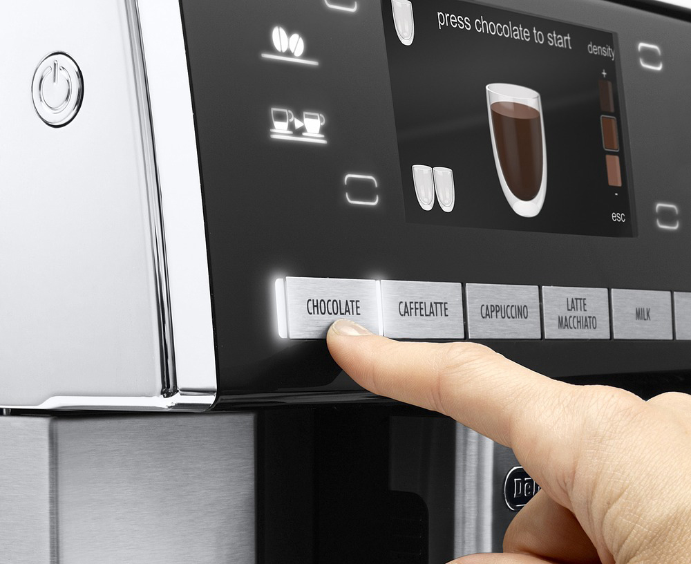 DELONGHI Prima Donna Exclusive ESAM 6900  Kaffeevollautomat Silber