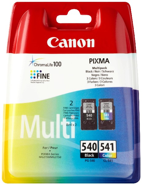 Canon PG-540/CL-541 Cartridges Combo Pack