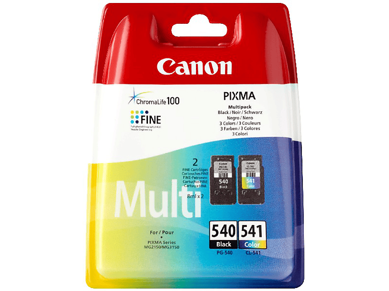 Cartucho de tinta  Canon PG-540, Cartucho Negro, Negro