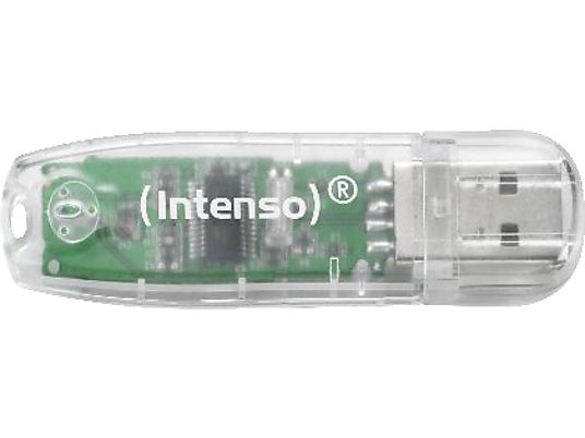 INTENSO Rainbow - USB-Stick  (32 GB, Transparent)