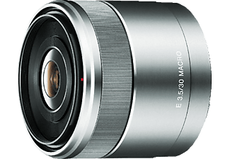 SONY SEL30M35 30 mm - 30 mm f/3.5 ED, Circulare Blende (Objektiv für Sony E-Mount, Silber)