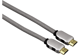 HAMA 56563 CABLE HDMI 1.5M FB - HDMI-Kabel (Silber)