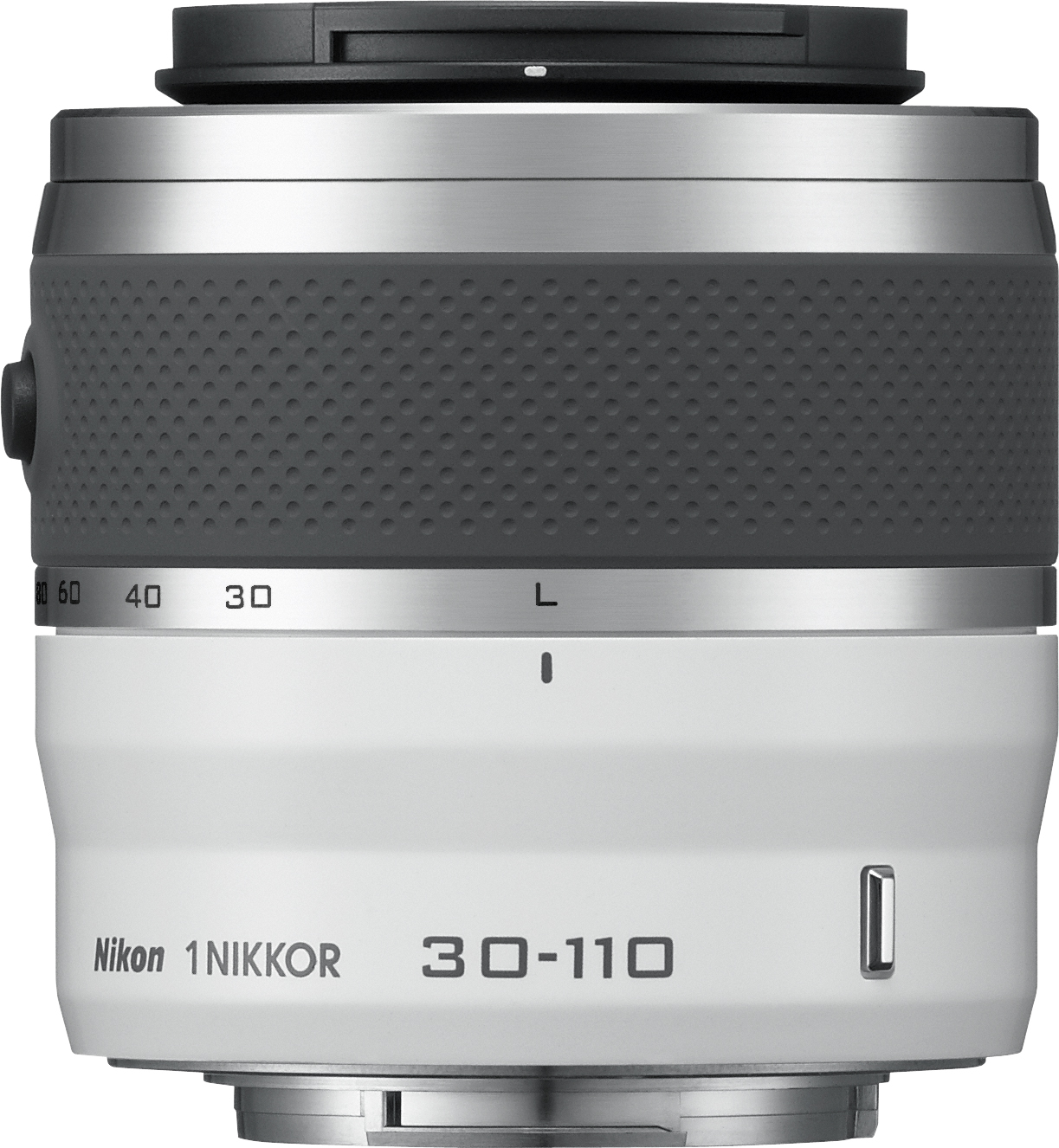 NIKON 1 NIKKOR VR 30-110mm 1:3,8-5,6 30 mm - 110 mm f/3.8-5.6 für Nikon 1-Bajonett, Weiß)