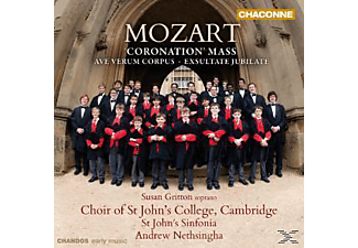 Susan Gritton, Cambridge Choir Of St John's College - "Coronation" Mass - Ave verum corpus - Exsultate jubilate  - (CD)