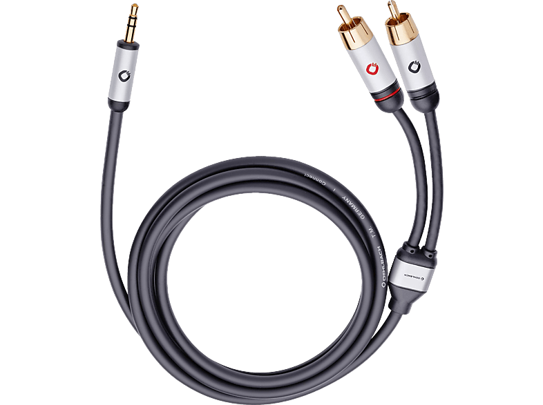 OEHLBACH 60002 i-Connect J-35/R, Cinch-Klinke-Kabel, m 1,5