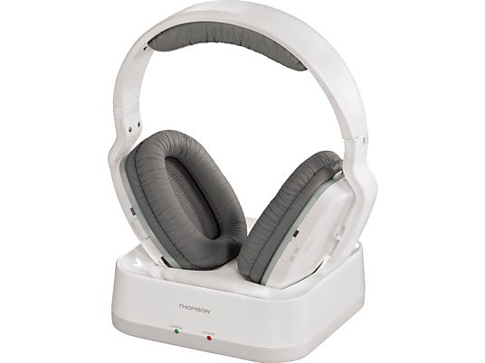 THOMSON WHP3311W - Casque sans fil avec station de charge (Over-ear, Blanc)