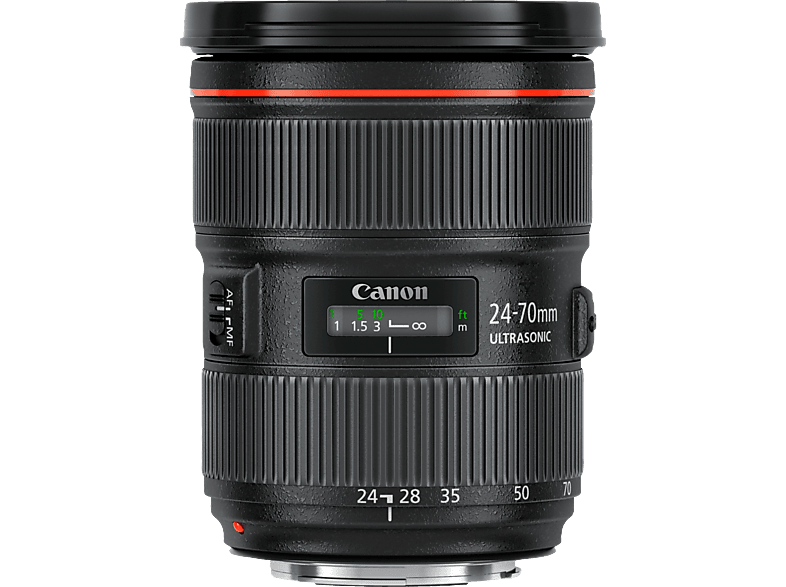 CANON EF II USM 24 mm - 70 f/2.8 (Objektiv für Canon EF-Mount, Schwarz)