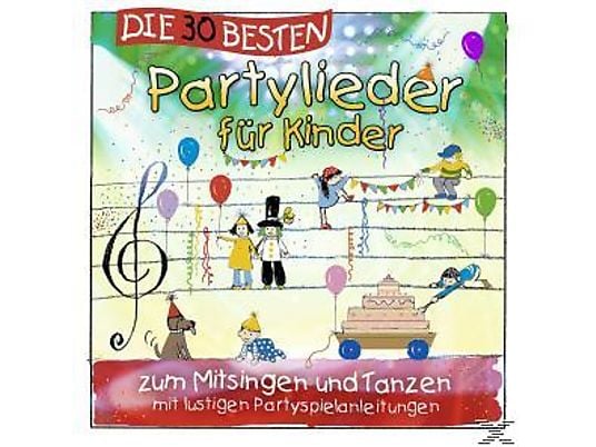 Karsten Glück & Die Kita-frösche Simone Sommerland - Die 30 Besten Partylieder Für Kinder [CD]