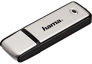 HAMA FANCY - USB-Stick  (128 GB, Schwarz/Silber)