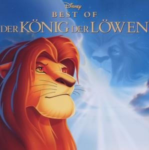 Das Cover des Albums The Lion King. Der Löwe Simba, mit blauem Himmel im Hintergrund.