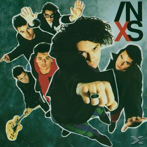 Albumcover von INXS. Zeigt eine Gruppe von Männern, die einen Kreis mit einer zentralen Figur bilden.