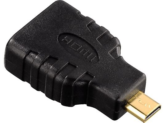 HAMA Câble HDMI™ haute vitesse, mâle - mâle, Ethernet, 1.5 m + 2 Adaptateurs HDMI™ - Câble adaptateur (Noir)