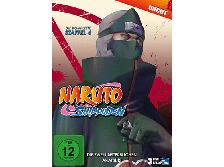 Naruto Shippuden - Staffel 4 - Die zwei unsterblichen Akatsuki (Folge  292-308) DVD