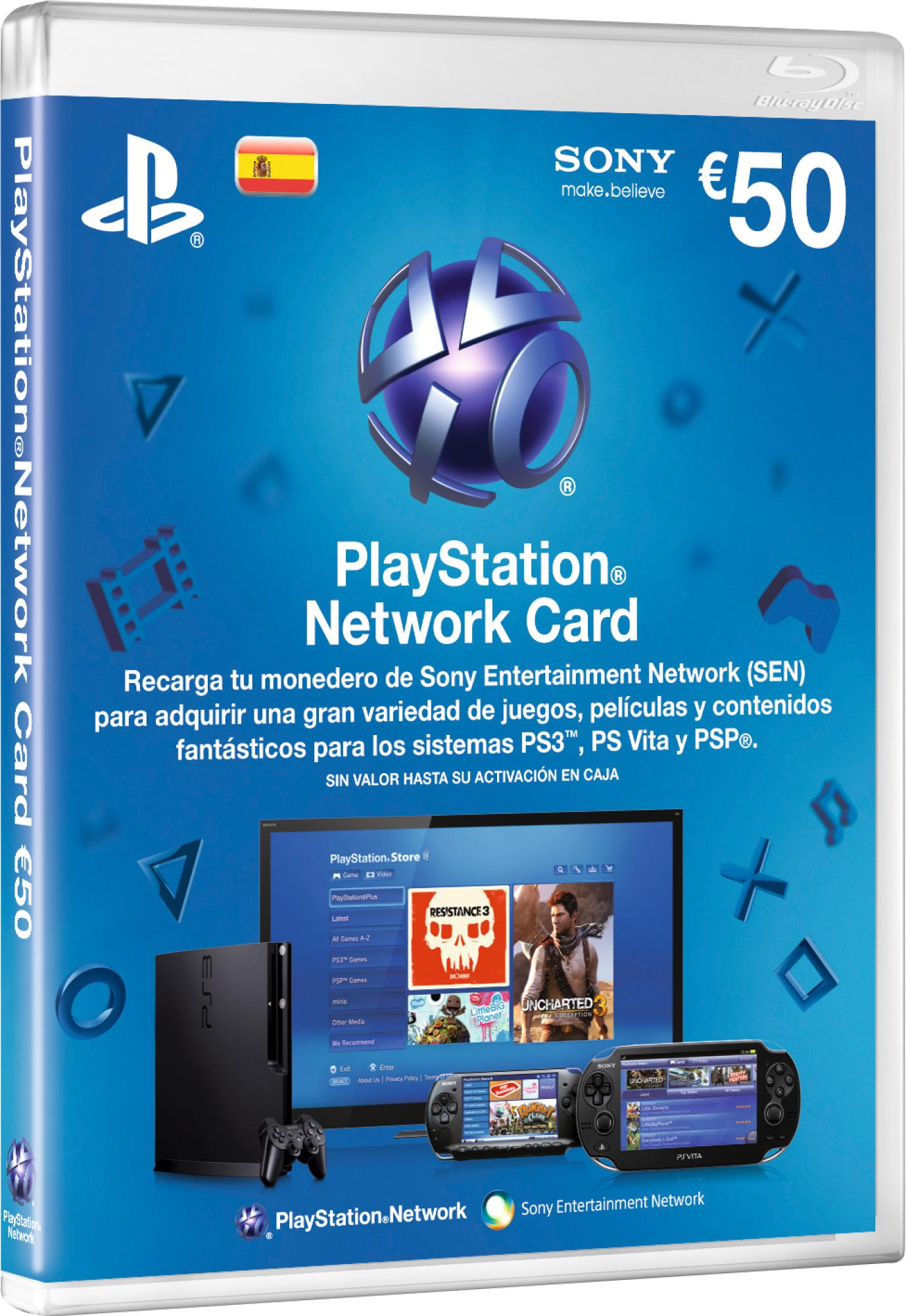 Tarjeta - Sony - PlayStation Plus, Tarjeta Prepago 50€