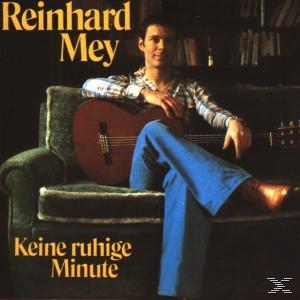 Albumcover mit einem Mann mit Gitarre, der auf einem Sofa sitzt. Titel: Keine ruhige Minute. Braun und Blau.