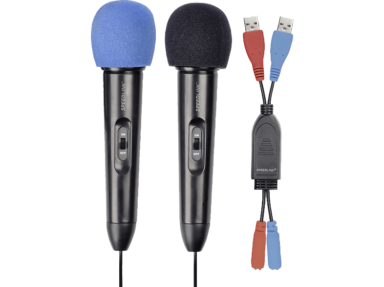 SPEEDLINK STARLET Microphone Set für Wii, Mikrofon Set, Schwarz Mikrofon Set Schwarz online