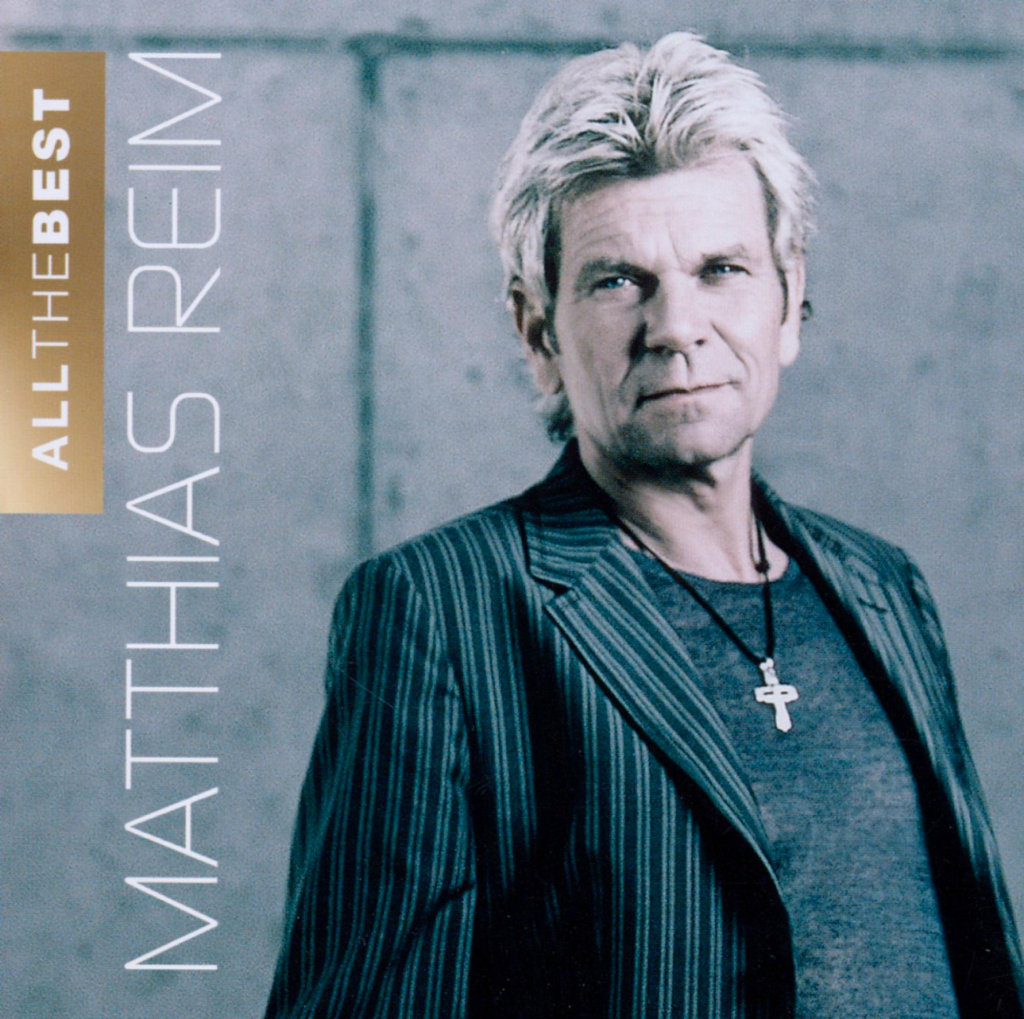 Albumcover von Matthias Reim, mit einem Foto des Künstlers.
