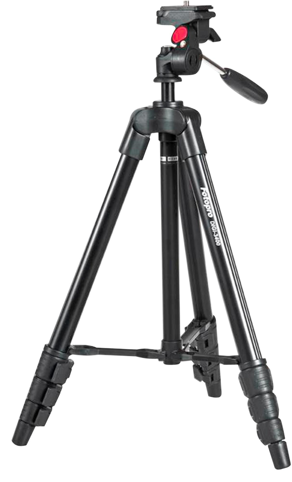 ROLLEI 20837 DIGI 3400 Dreibein Stativ, Schwarz, Höhe offen bis 1250 mm