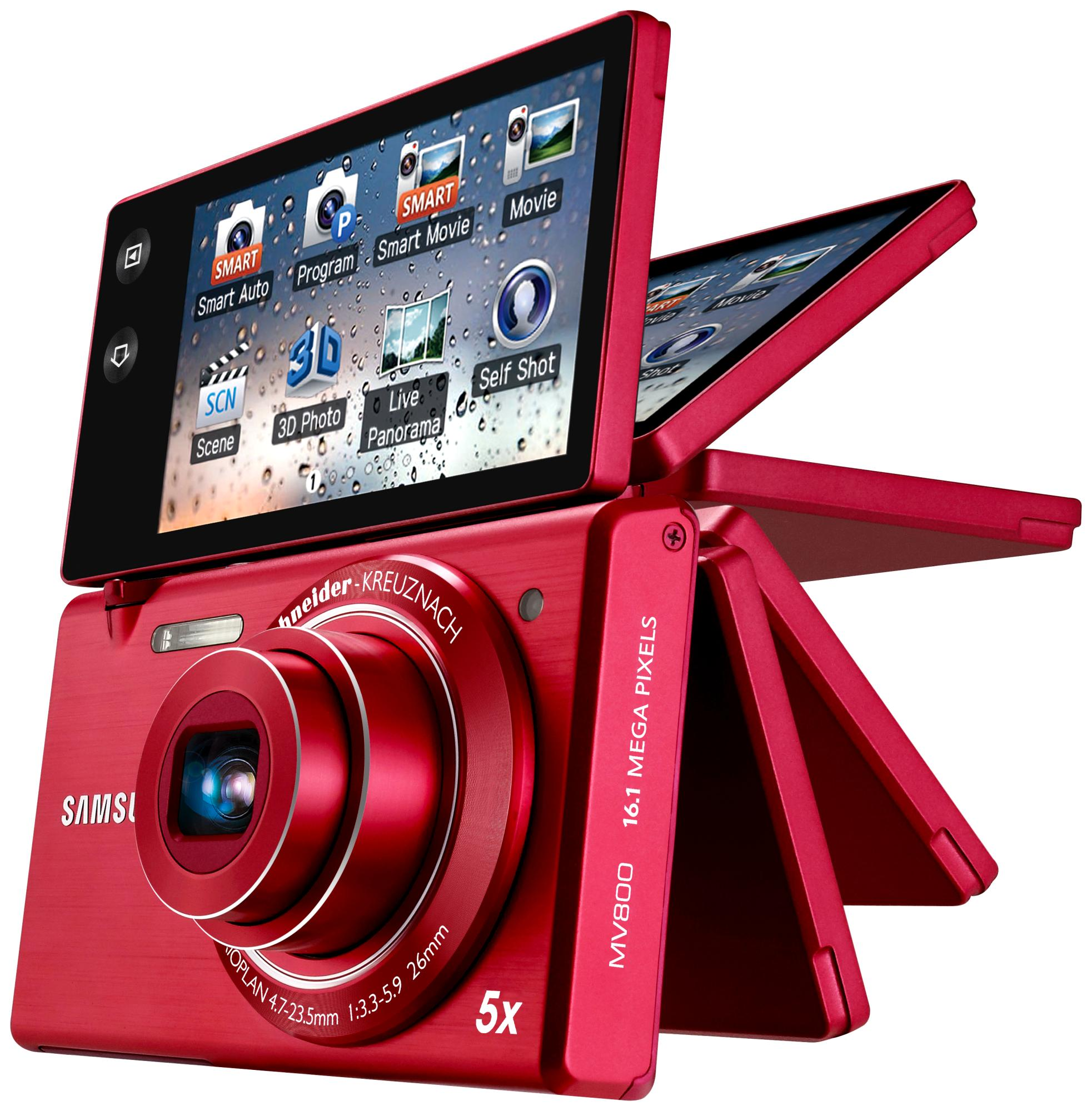 Cámara Samsung MV800 Roja