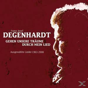 Albumcover mit Franz Josef Degenhardt. Text auf rotem Hintergrund, mit einer Silhouette eines Gesichts.