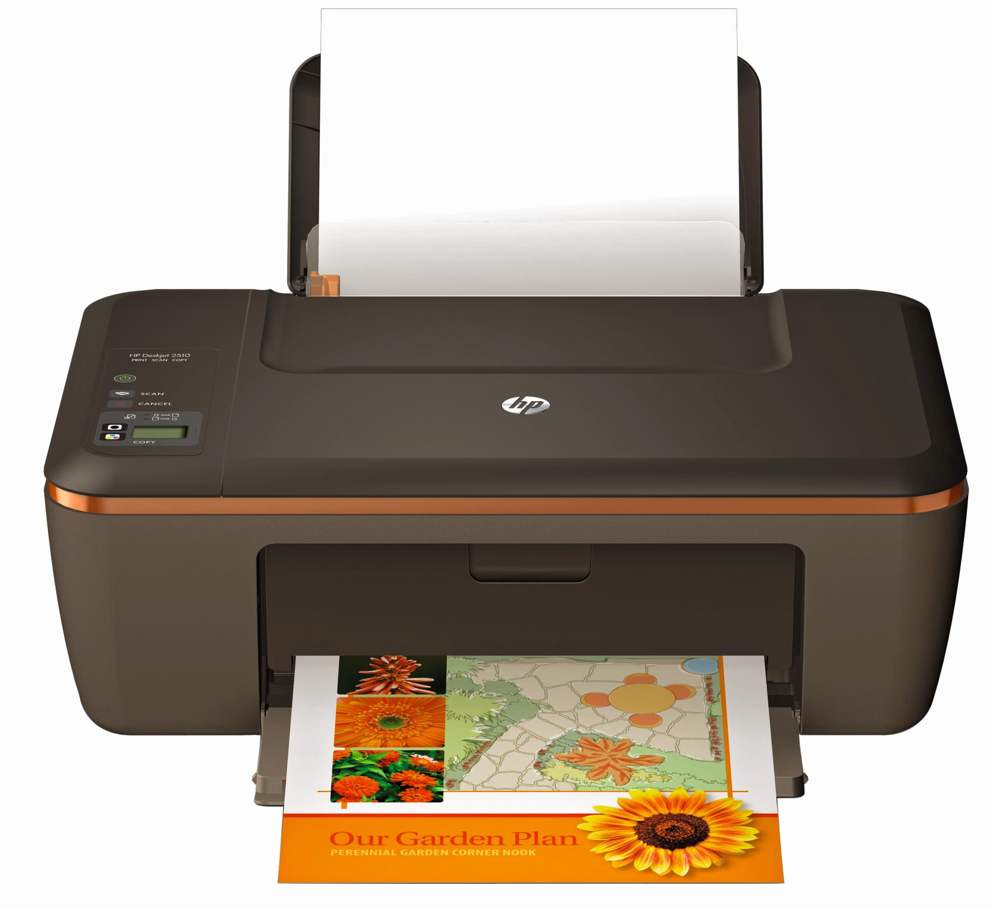 Impresora multifunción - HP Deskjet 2510 AiO, Scanner, Copia, USB