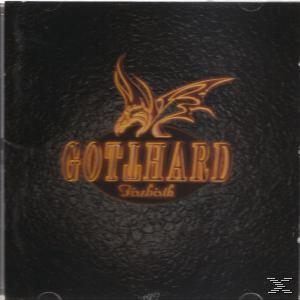 Albumcover mit schwarzem Hintergrund und einem goldenen Adler-Emblem mit dem Bandnamen 'Gotthard'.